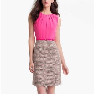 Kate Spade Evelyn silk and tweed dress